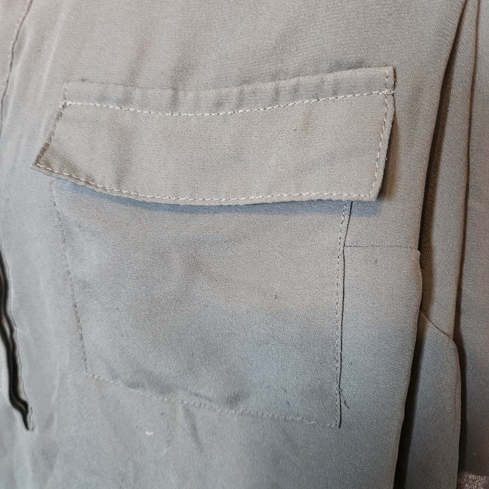 Torrid Deep Green Tunic with Pockets - Picture 3 of 6